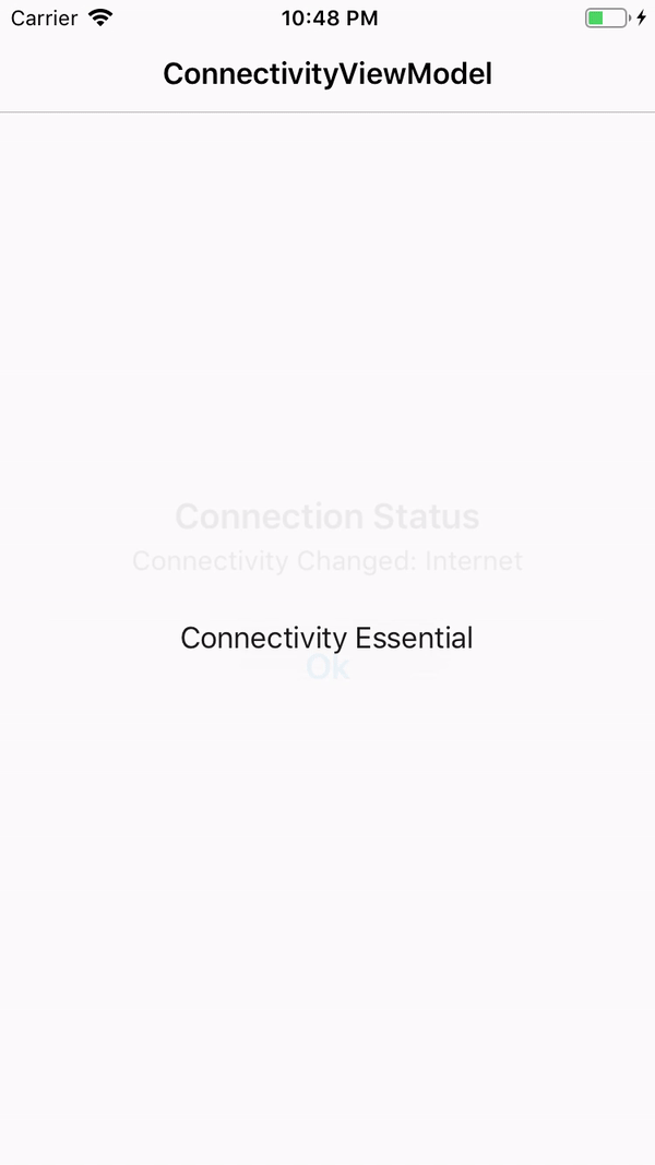 Connectivity Dialog