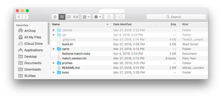Local Repository Folder